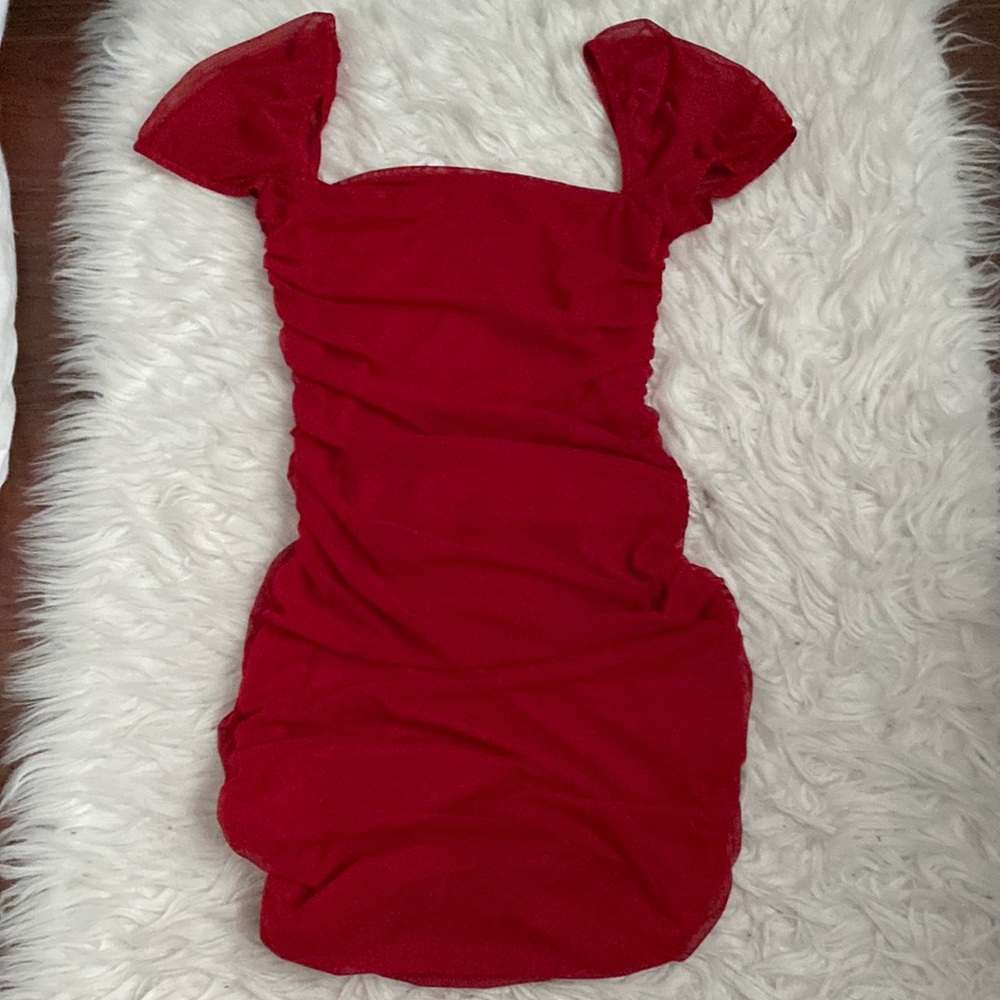 Princess Polly Charvi Mini Dress Maroon